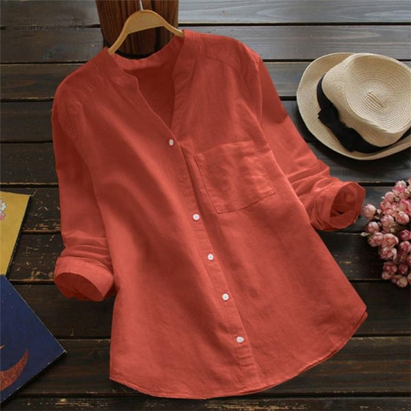 W&W Mode | Retro-Bluse mit Stickerei für Frauen