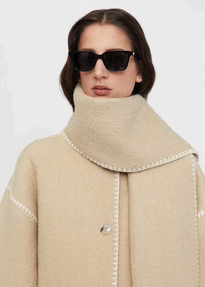 W&W Mode | Luxe Jacke Mit Schal