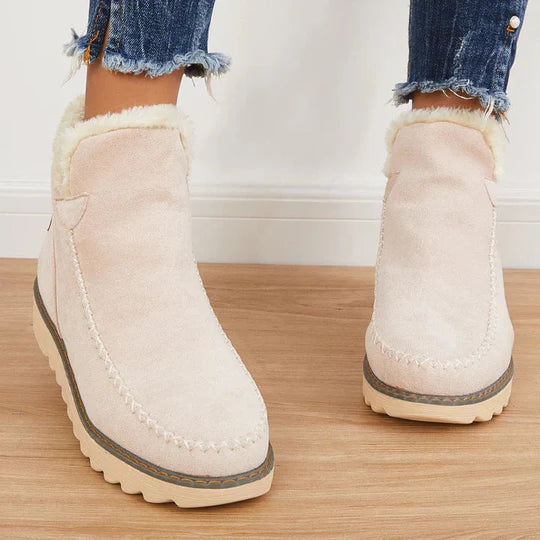 W&W Mode | Bequeme Stiefeletten Mit Futter Aus Fell Für Damen