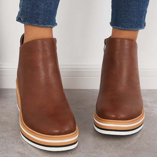 W&W Mode | Schicke Herbst Orthopädische Stiefeletten für Frauen