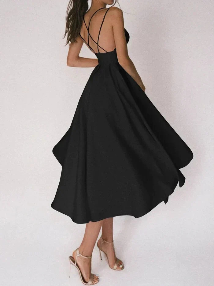 W&W Mode | Kleid mit V-Ausschnitt für Damen