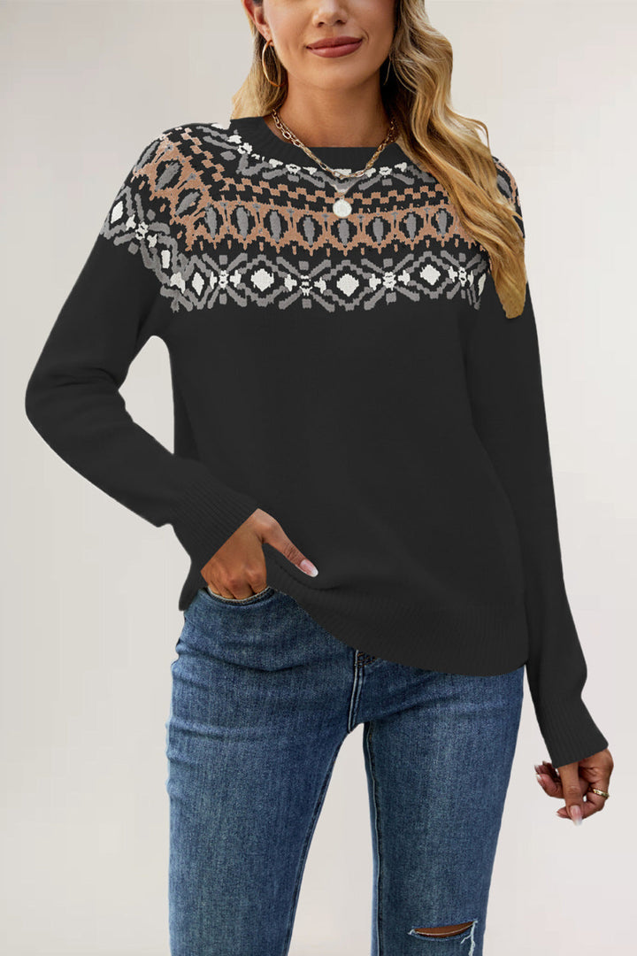 W&W Mode | Weinlese Strickpullover