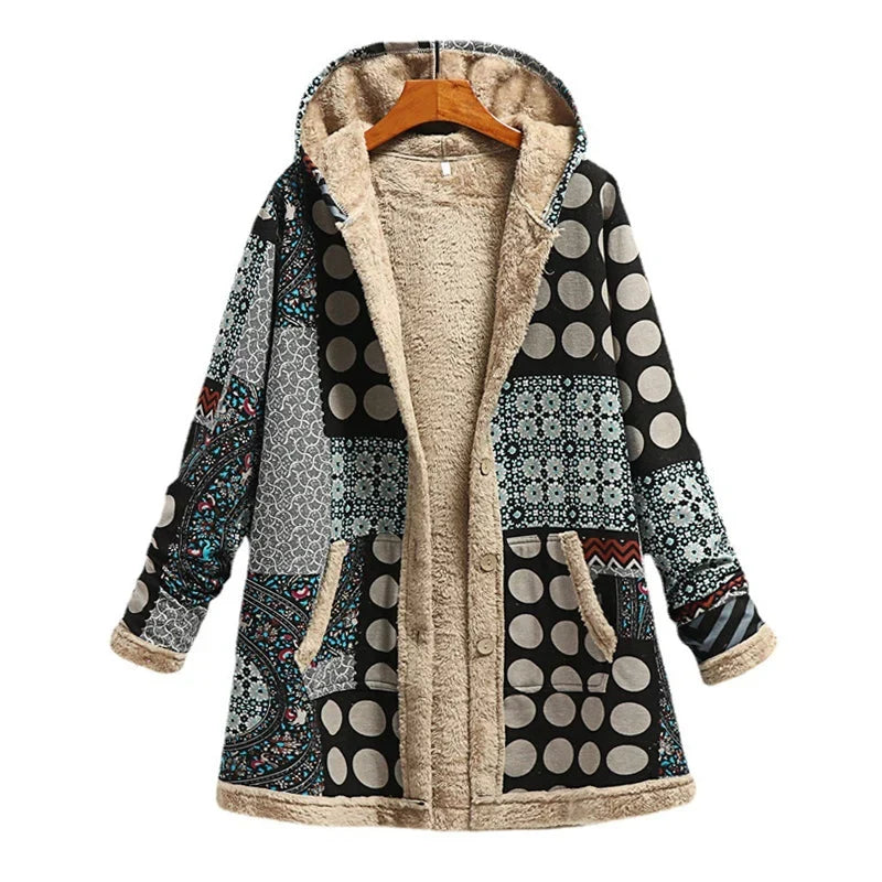 W&W Mode - Vintage-Kapuzenjacke
