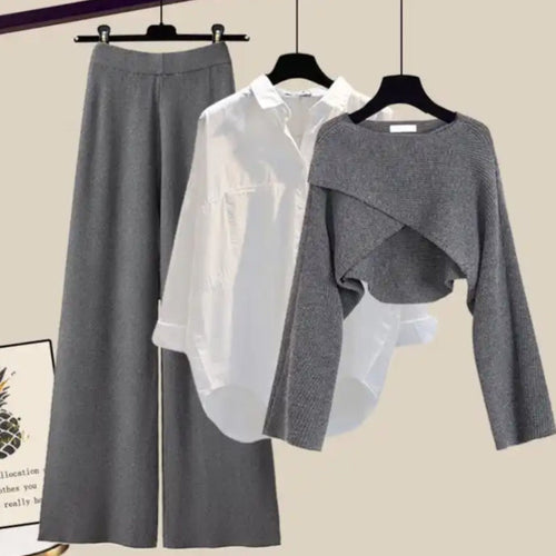 W&W Mode - Bequemes dreiteiliges Langarmsets