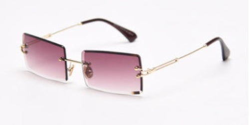 W&W Mode | Modische Rechteckige Sonnenbrille Im Retro Stil