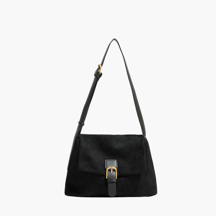 W&W Mode | Wildleder Schultertasche für Damen - Stilvolle und Luxus Handtasche
