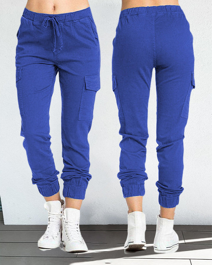W&W Mode | Cargo-Hosen mit Gummibund in der Taille