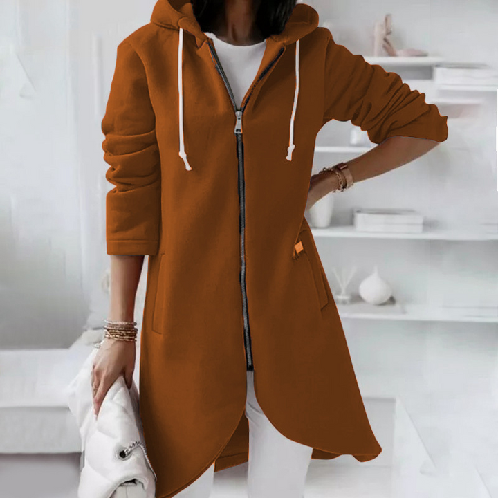 W&W Mode | Langer Pullover mit Reißverschluss