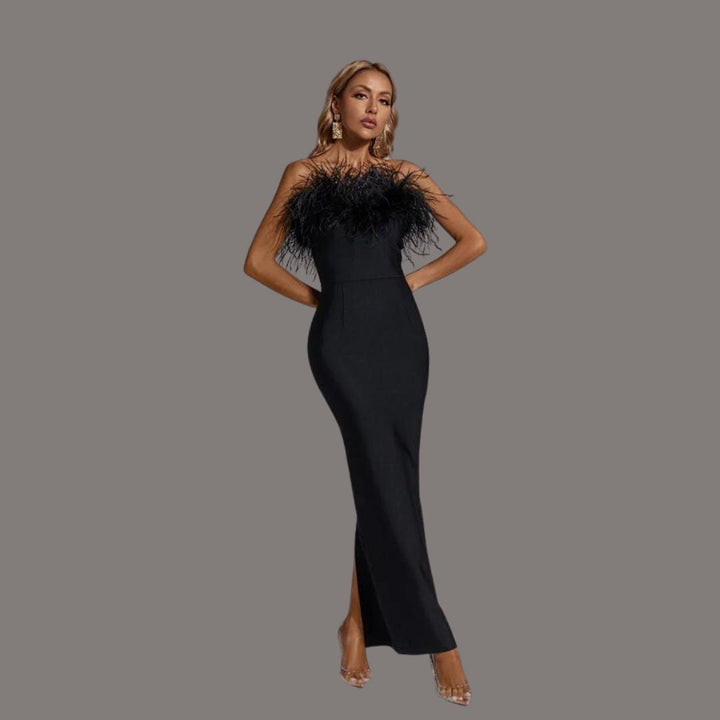 W&W Mode | Schwarzes Abendkleid