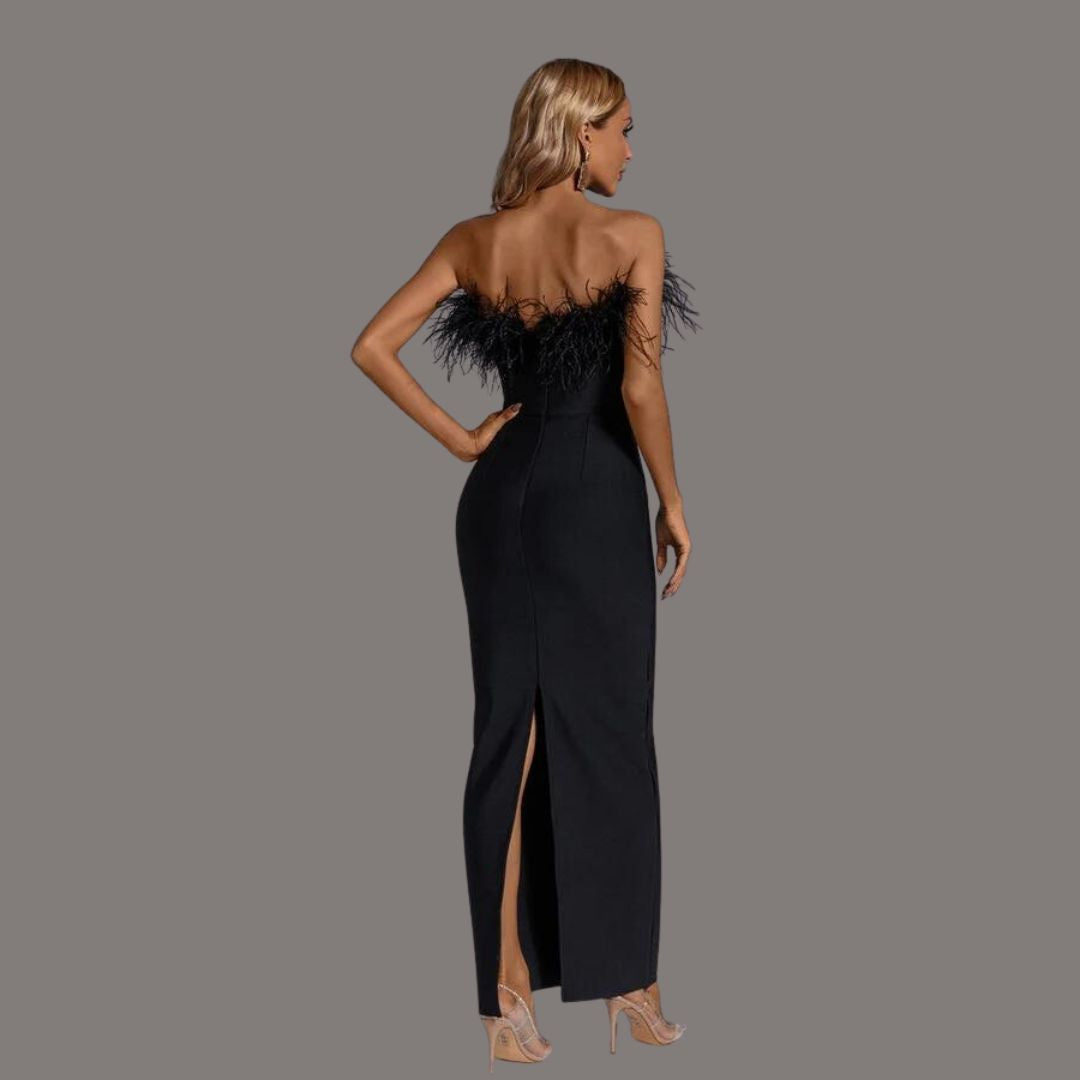 W&W Mode | Schwarzes Abendkleid