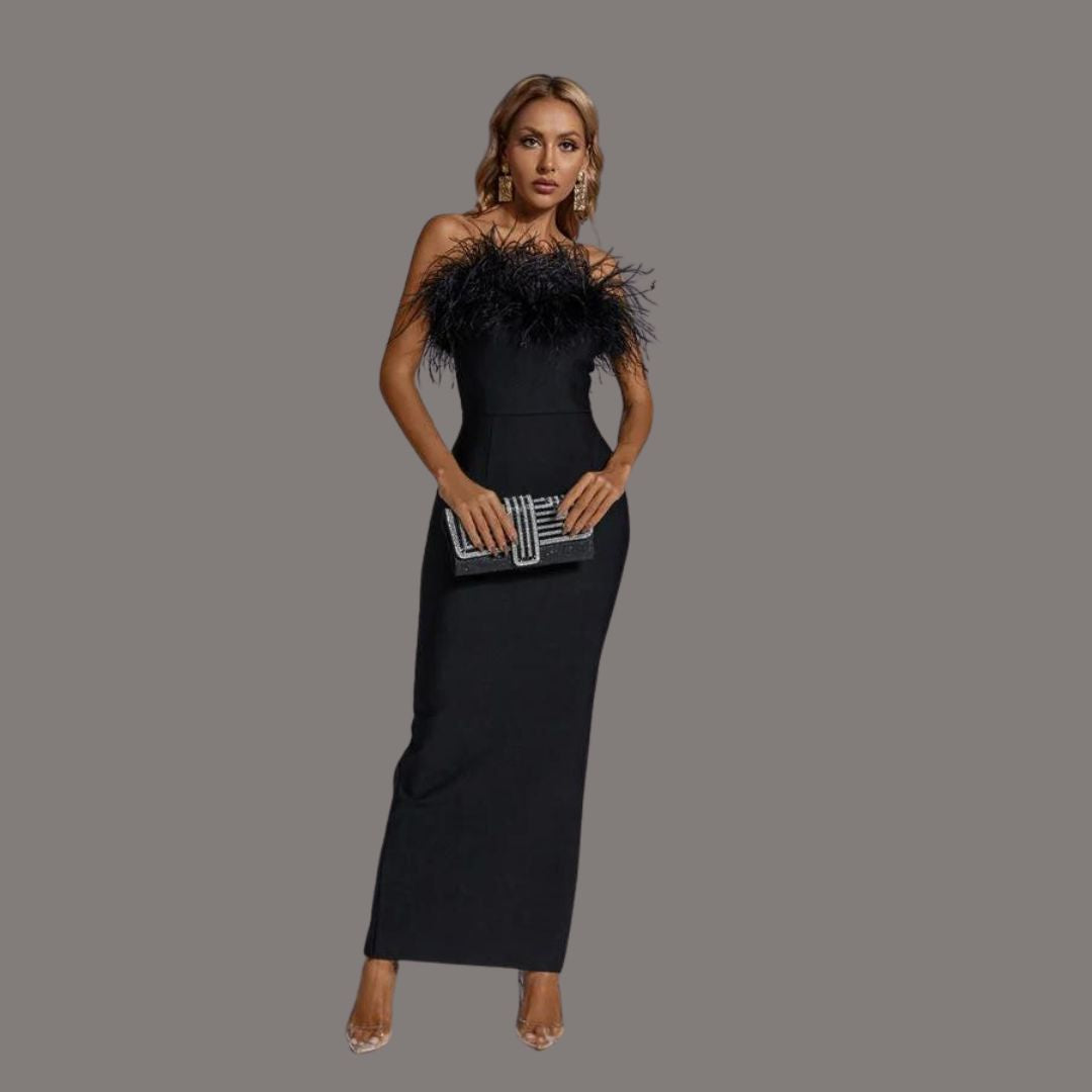W&W Mode | Schwarzes Abendkleid