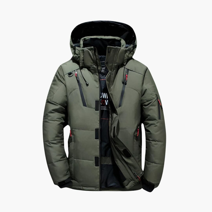 W&W Mode | Herren Daunenjacke für Komfort bei kaltem Wetter