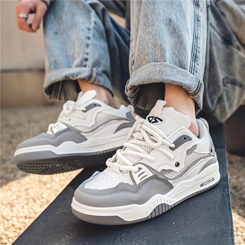 W&W Mode | Herren Stilvolle Schnür Skate Sneaker mit
