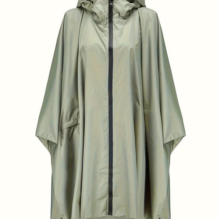 W&W Mode | Wasserdichter Regenponcho Mit Kapuze