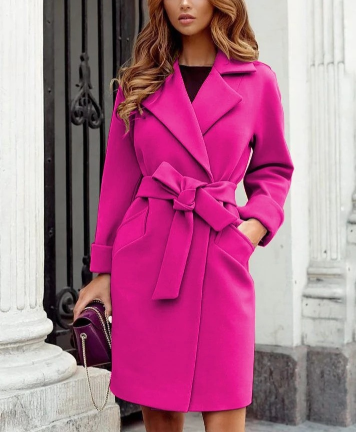W&W Mode | Stylischer Trenchcoat mit Gürtel