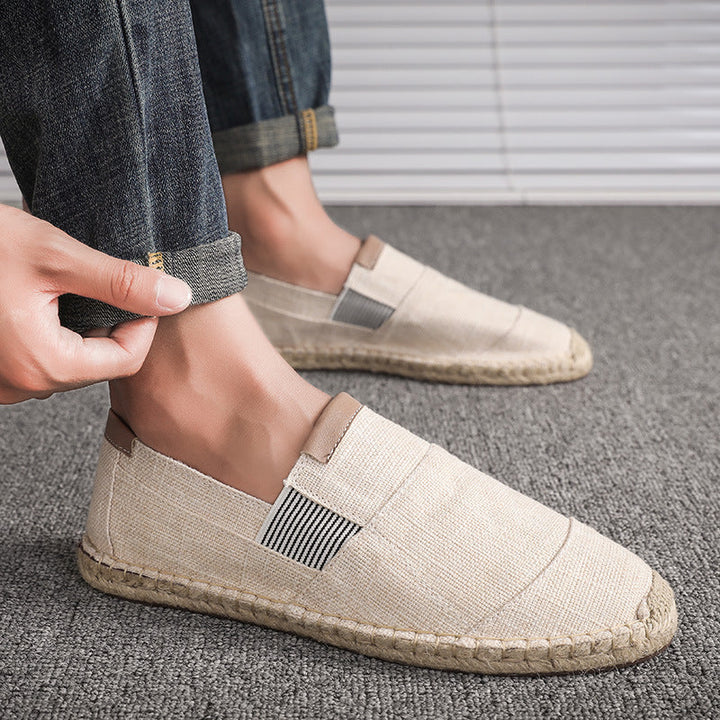 W&W Mode | Stilvolle Leichte Canvas Loafer Für Herren