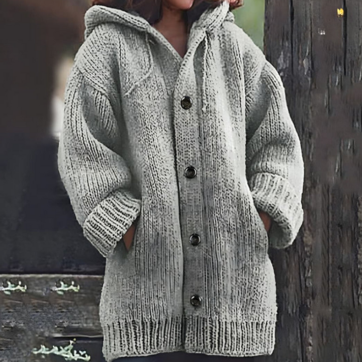 W&W Mode | Lange Jacke mit Kapuze