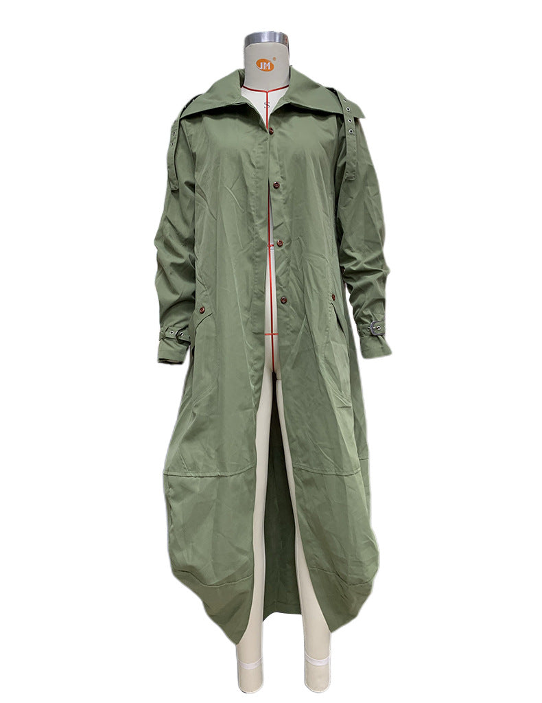 Damen Wasserabweisender Parka mit Kapuze und praktischen Taschen W&W Mode