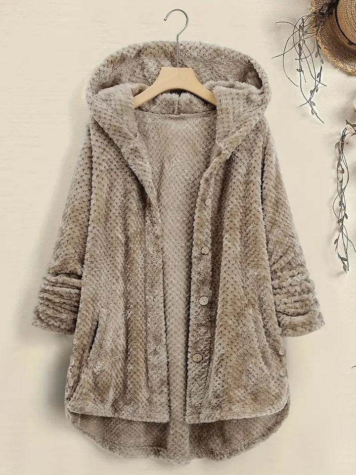 W&W Mode | Gefütterte Damenjacke mit Knöpfen - Stilvolle Jacke für kalte Tage