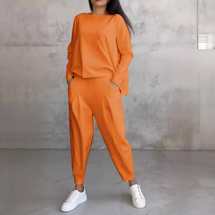 W&W Mode | Hosenanzug Mit Langen Ärmeln Für Frauen, Unregelmäßiges Design