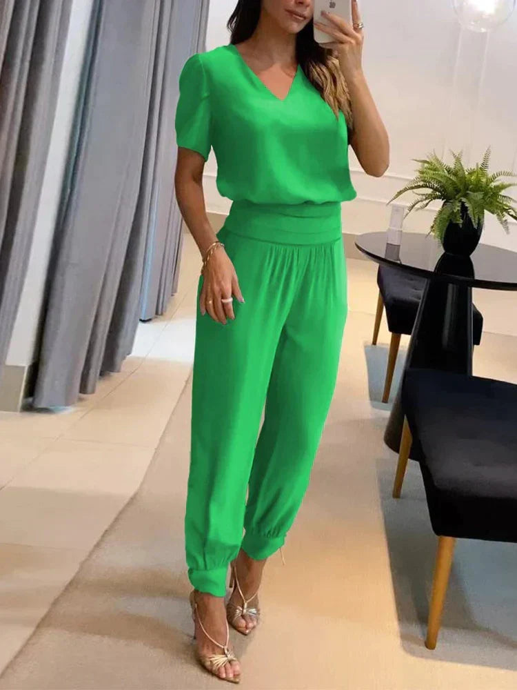 W&W Mode | Damen Bluse & Hose Set