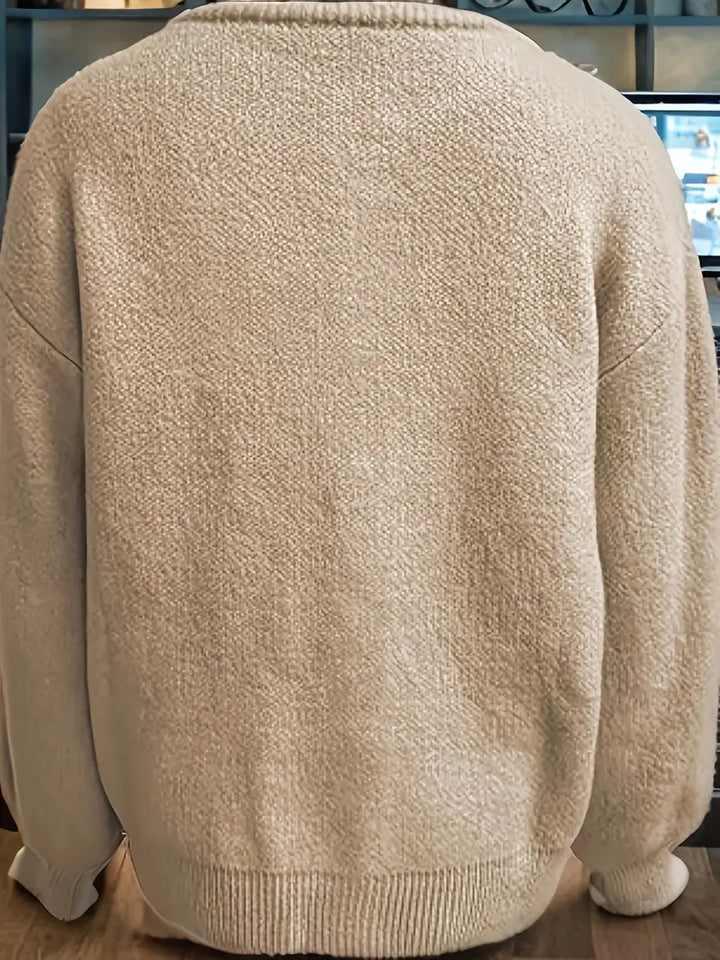 W&W Mode | braune Damenstrickjacke