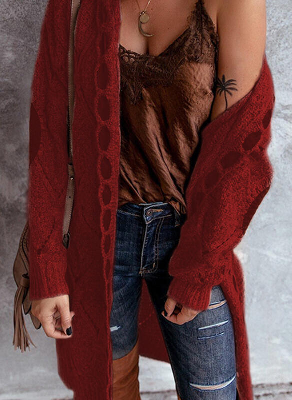 W&W Mode | Modische Strickjacke mit Kapuze