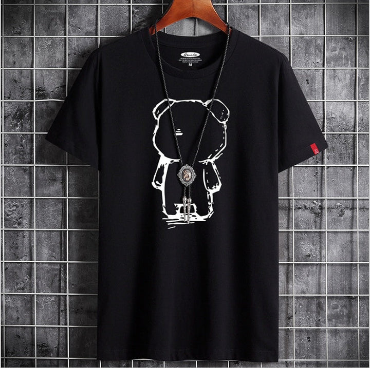 W&W Mode | Lustiges Anime Bären T-Shirt Für Herren