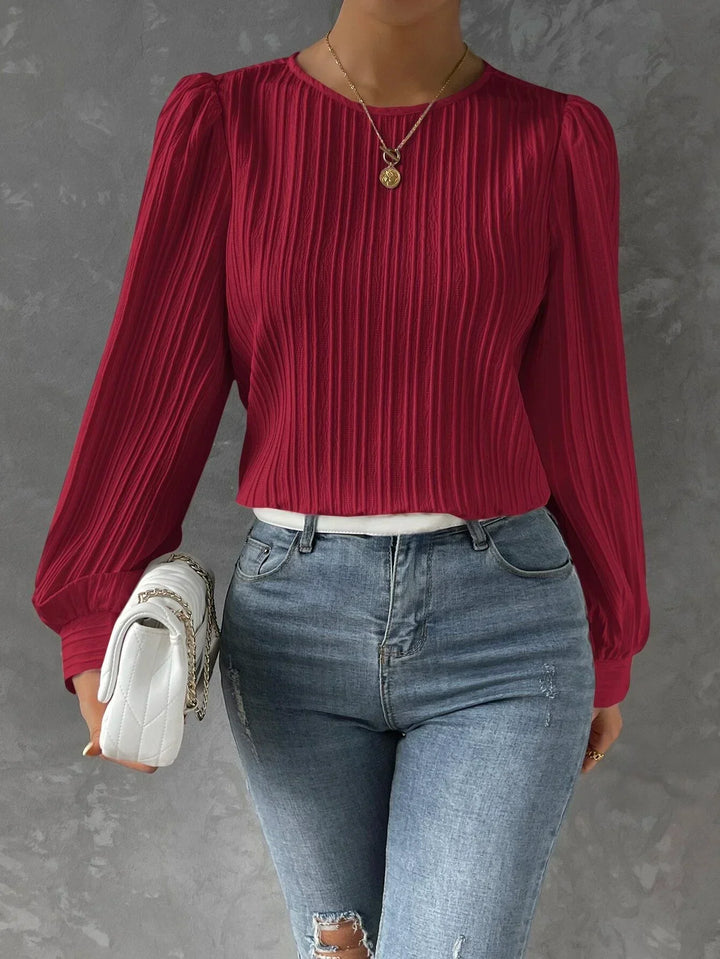 W&W Mode | Bluse mit langen Ärmeln Für Frauen