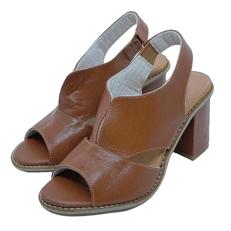 Damen-Sandalen aus echtem Leder für Alltag und Freizeit