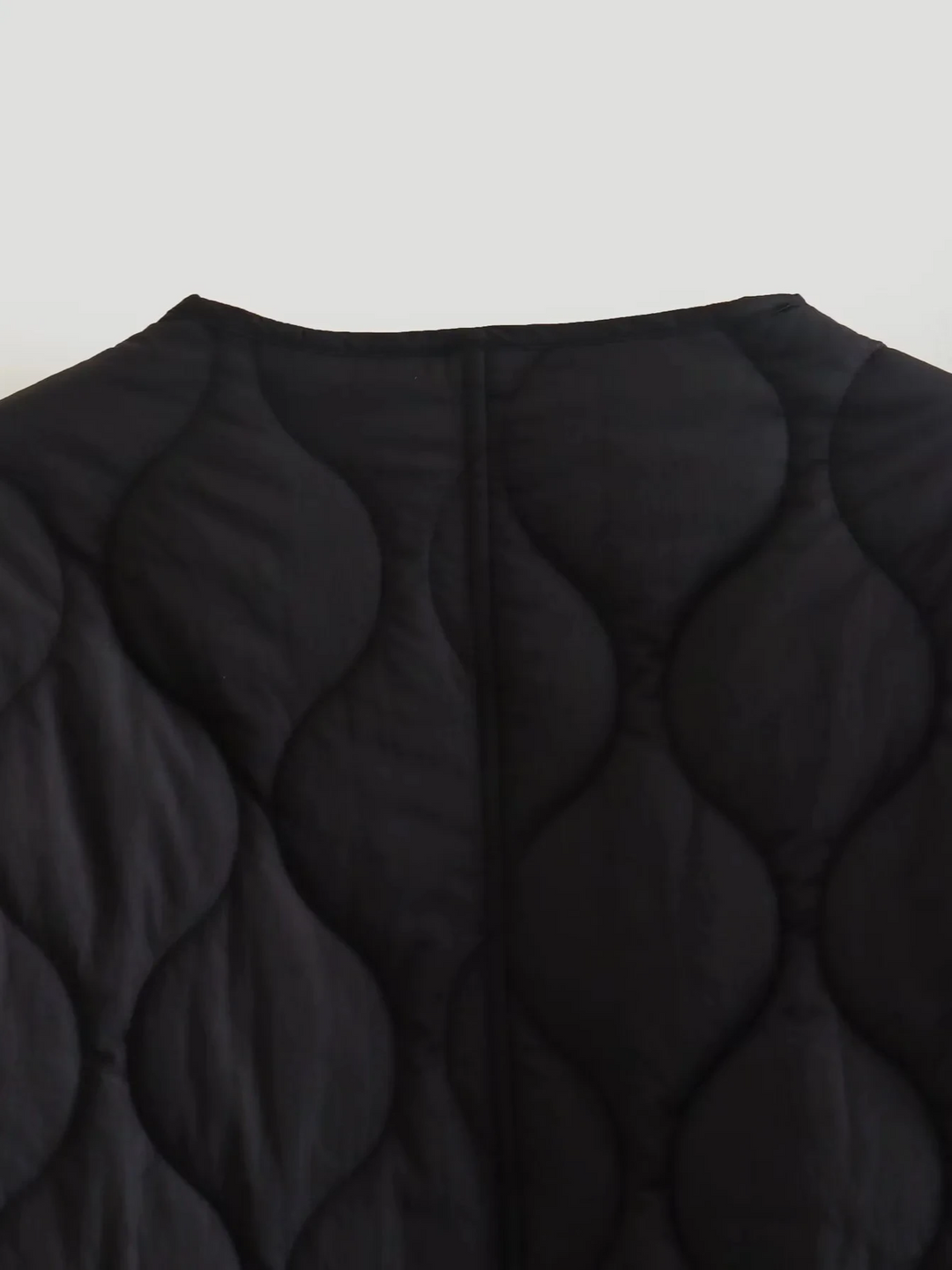 W&W Mode | Gepolsterte Jacke Damen, Leichtes Übergröße Modell Mit Taschen, Knopfverschluss