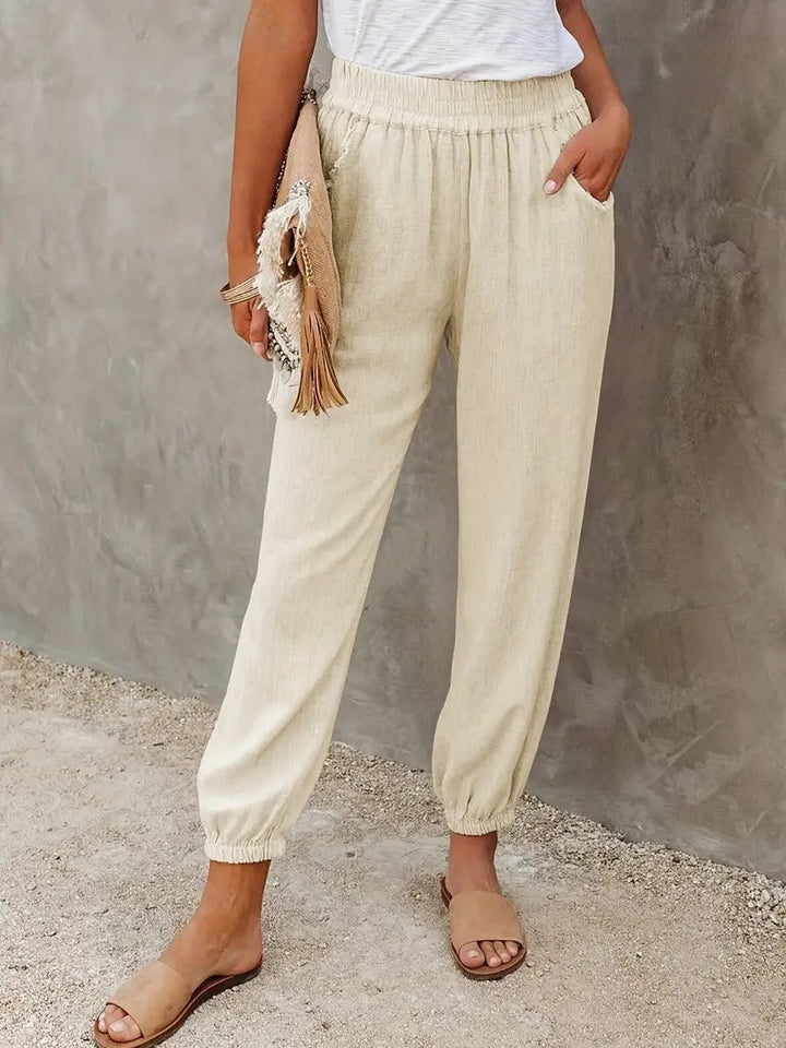 W&W Mode - Lange Hose mit hoher Taille