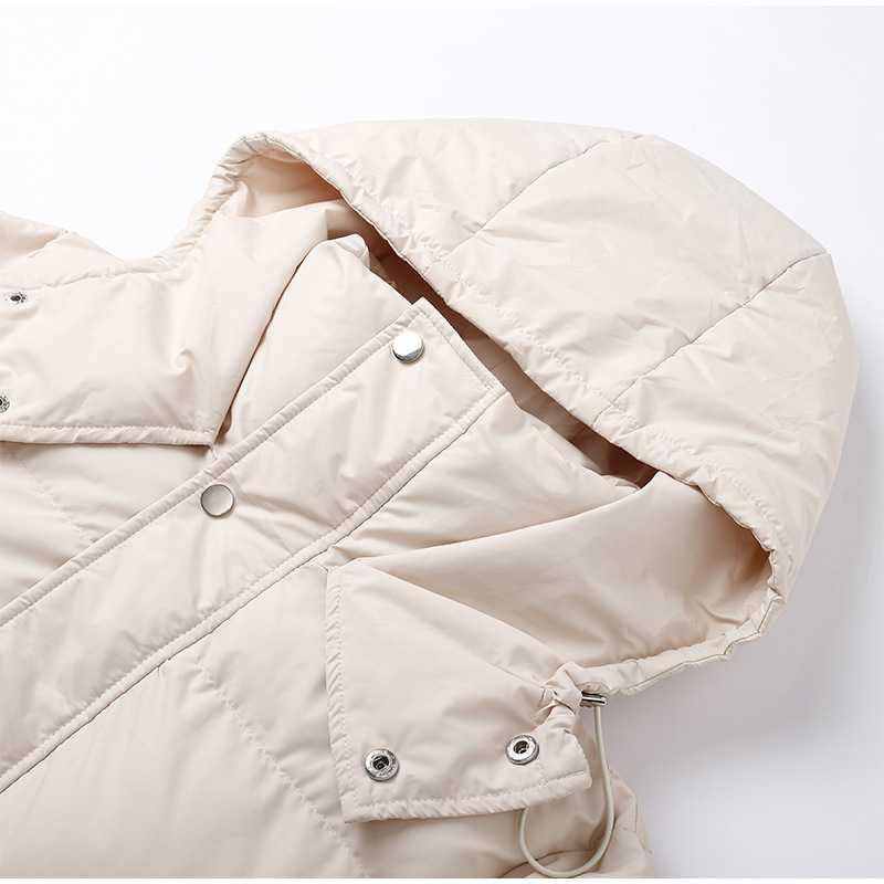 W&W Mode | Lange Gepolsterte Winterjacke für Damen