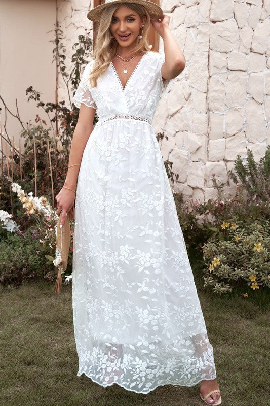 W&W Mode | Spitzen Maxikleid