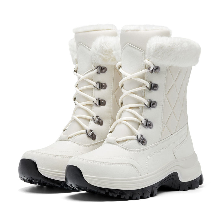 W&W Mode | Lässige Winter Fleece-gefütterte Stiefel für Frauen