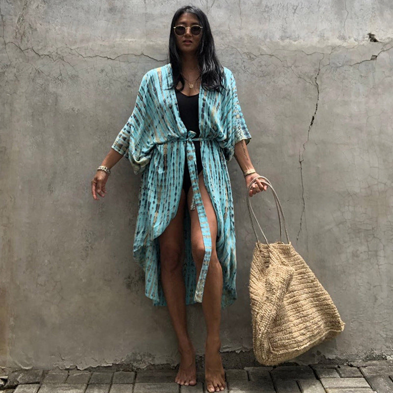 W&W Mode | Glamouröse Sonnenschutz Resort Strandkleid Cover Up
