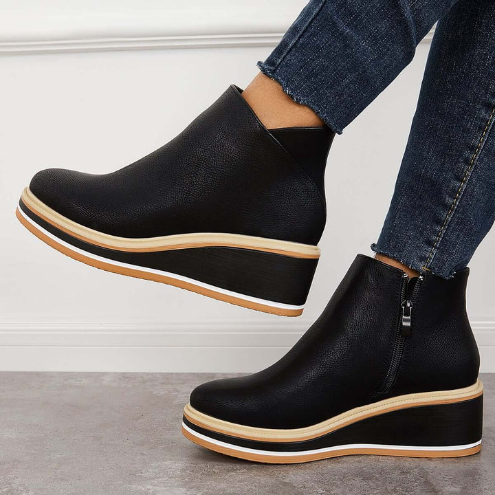 W&W Mode | Schicke Herbst Orthopädische Stiefeletten für Frauen