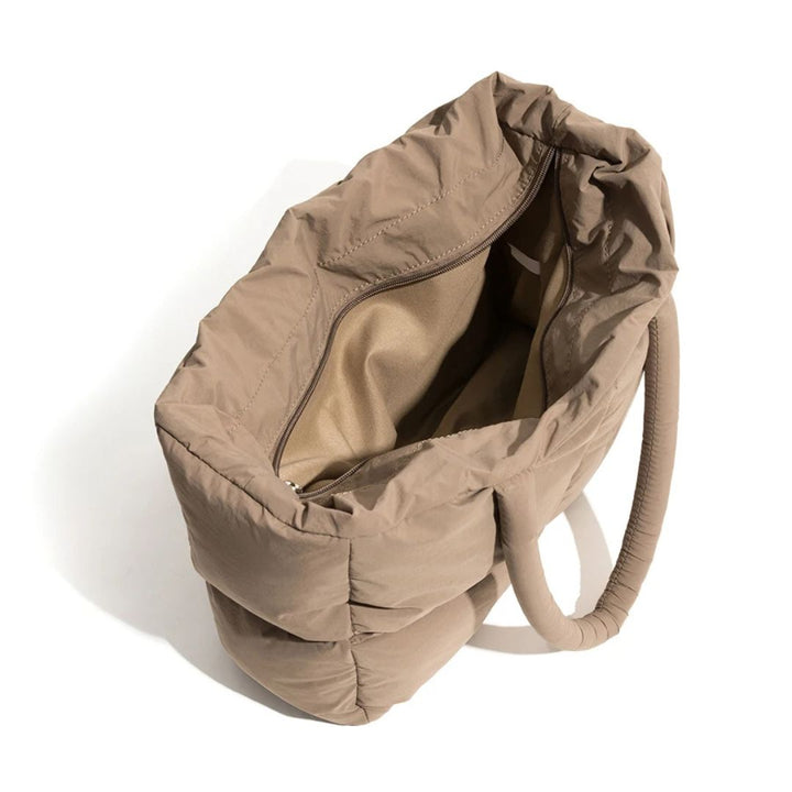 W&W Mode | Puffer Schultertasche für Damen - Stilvolle und geräumige Umhängetasche