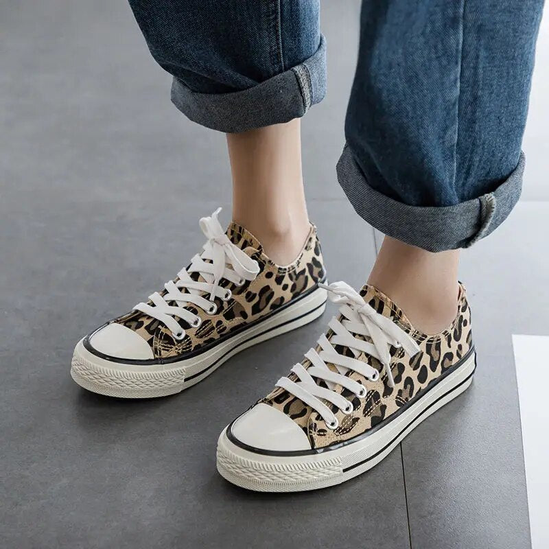 W&W Mode | Leopard Turnschuhe