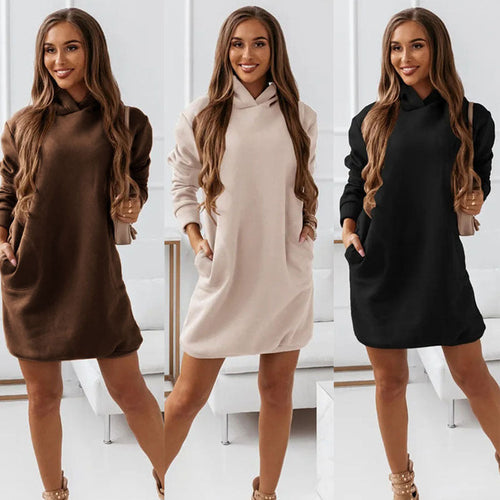 W&W Mode | Damen-Kapuzenkleid