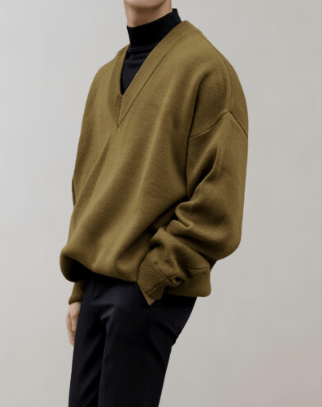 W&W Mode | Pullover mit V-Ausschnitt