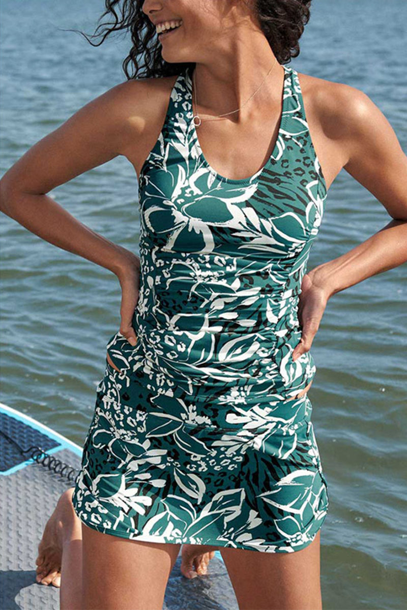 W&W Mode Grünes Tankini-Set