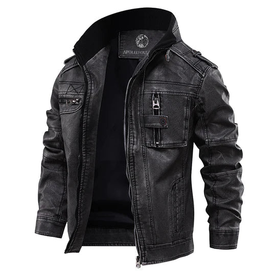 W&W Mode | Elegante Lederjacke Für Herren