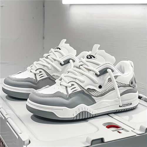 W&W Mode | Herren Stilvolle Schnür Skate Sneaker mit
