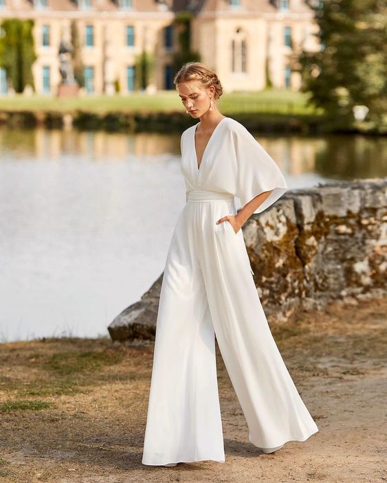 Damen Jumpsuit mit weitem Bein