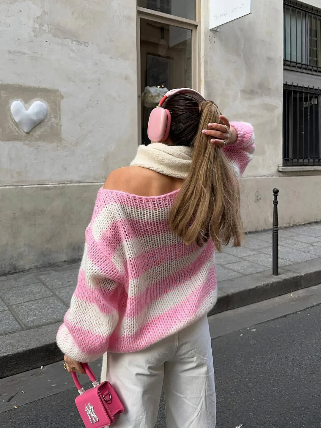 W&W Mode | Gestreifter Pullover