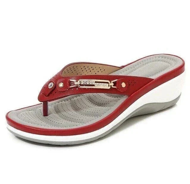 W&W Mode | Weich Gepolsterte Flip Flop Sandalen