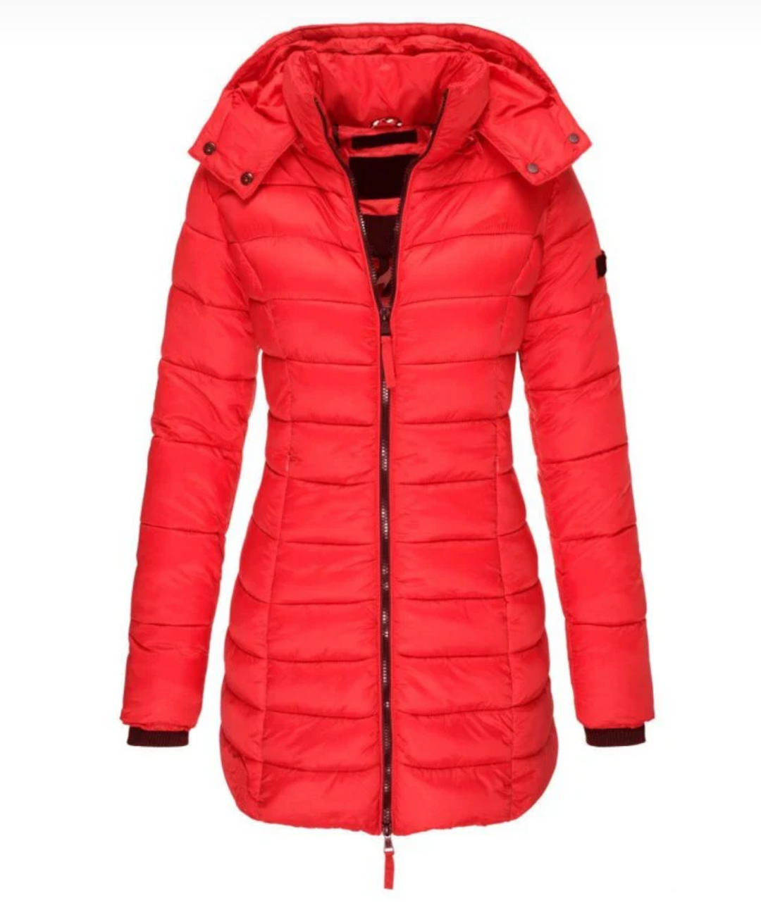 W&W Mode Elisa - Die beste und kuscheligste Daunenjacke mit Kapuze und Reißverschluss