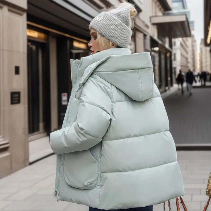 W&W Mode | Stilvolle Winter Casual Baumwollgepolsterte Parka Jacke Für Frauen