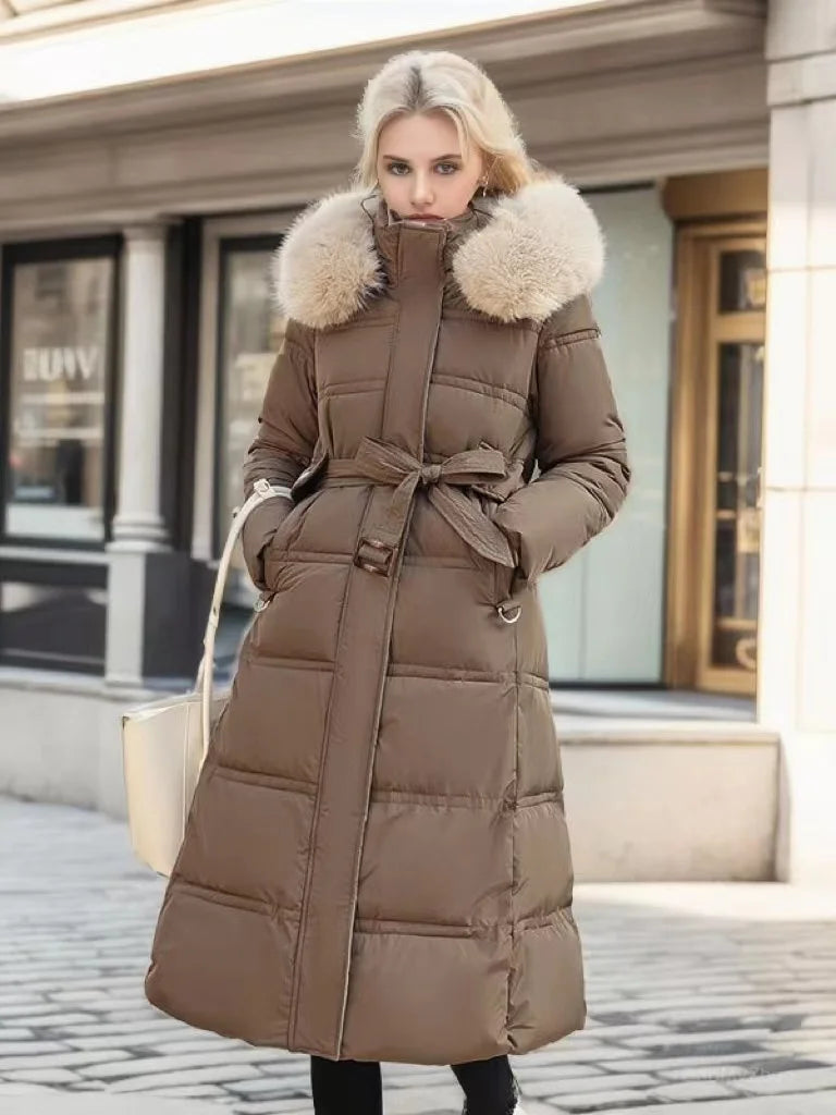 W&W Mode | Luxuriöser Langer Parka für Damen